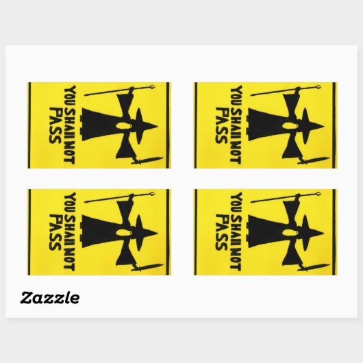 Sie dürfen den Aufkleber nicht verpassen (Blatt)