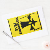 Sie dürfen den Aufkleber nicht verpassen (Umschlag)