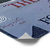 Sie dürfen nicht sterben ~ Vintagen WW1 Poster (Ecke)