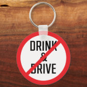 Sie dürfen nicht trinken und kein Auto fahren | Sc Schlüsselanhänger (Vorderseite)