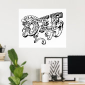 Sie dürfen ohne mich nicht die werden poster (Heimbüro)