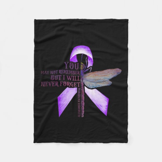 Sie dürfen sich nicht an Alzheimerheimer erinnern Fleecedecke (Vorderseite)