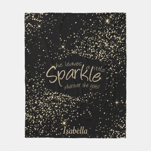 Sie  ein bisschen Spargel, wohin sie auch geht Fleecedecke (Vorderseite)