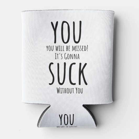 Sie entkommen, verlassend dosenkühler (Vorderseite)