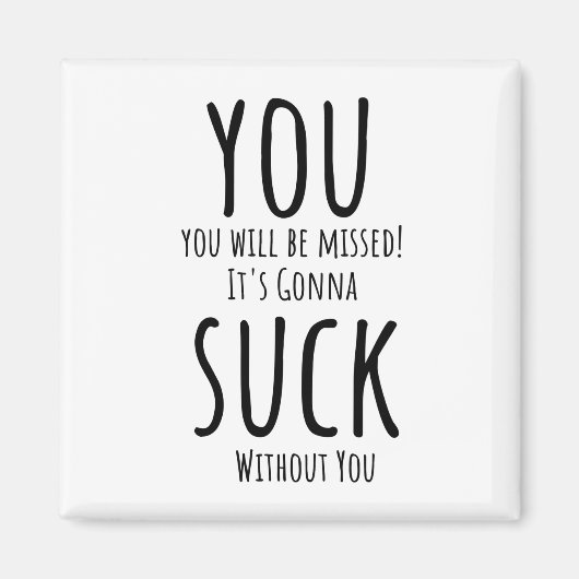 Sie entkommen, verlassend magnet (Vorne)