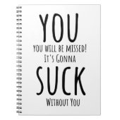 Sie entkommen, verlassend notizblock (Vorderseite)