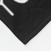 Sie entscheiden - Happy or Sad Face - Black - Uni Fleecedecke (Ecke)