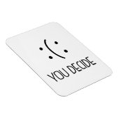 Sie entscheiden Lächeln/Froschmagnet Magnet (Rechte Seite)