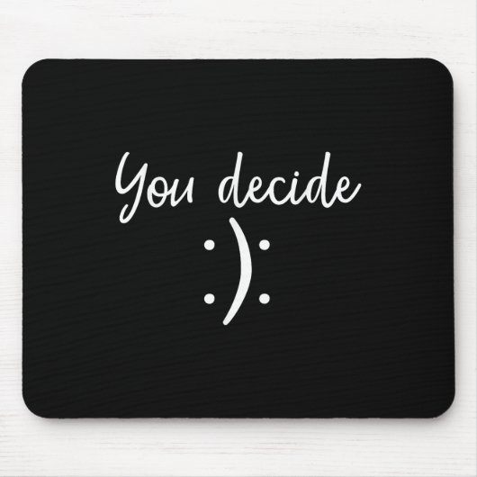 Sie entscheiden sich für _ schneewitzig Funny & Mousepad (Vorne)