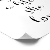 Sie entwarf ein Leben, das sie liebte Poster (Ecke)