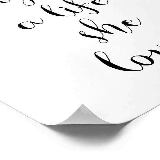 Sie entwarf ein Leben, das sie liebte Poster (Ecke)