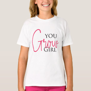 Sie entwickeln Girl-Pflanze-Quotierdesign T-Shirt
