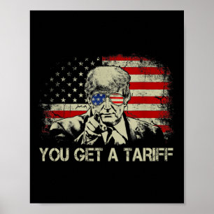 Sie erhalten ein neues Trump-Zolltarif-Memo für Mä Poster