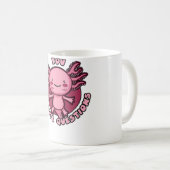 Sie erhalten Fragen Salamander Niedlich Aolotl Kaffeetasse (VorderseiteRechts)