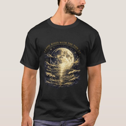 Sie erhebt sich mit der Flut T-Shirt (Vorderseite)