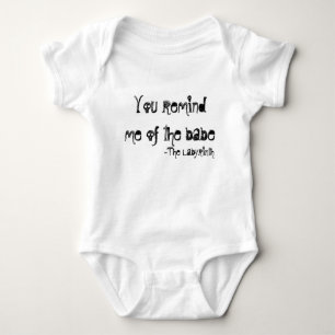 Sie erinnern mich an das Baby Strampler