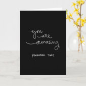 SIE ERINNERN SICH PHANTASTISCH, DASS KOMPLIMENTE E KARTE (Gelbe Blume)