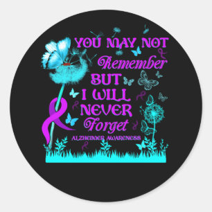 Sie erinnern sich vielleicht nicht, aber ich werde runder aufkleber