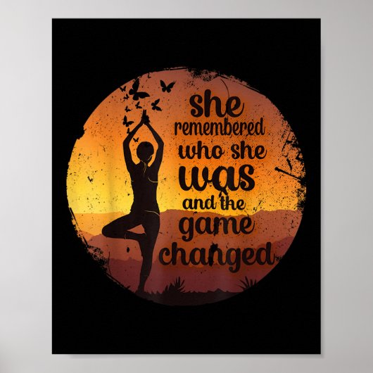 Sie erinnerte sich, wer sie war, und das Spiel ver Poster (Vorne)