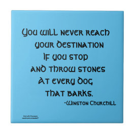 SIE ERREICHEN NIE DIE CHURCHILL-KERAMIK TILE FLIESE