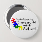 Sie erschrecken mich nicht, den ich ein Kind mit Button (Vorne & Hinten)