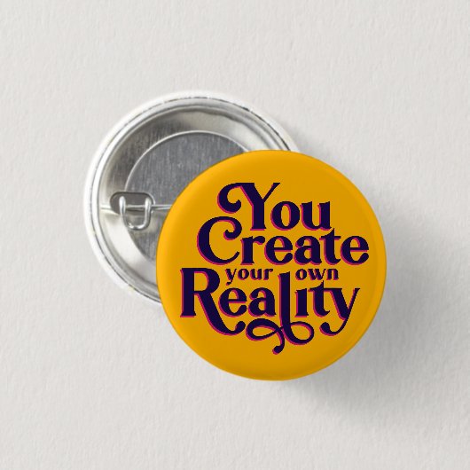 Sie erstellen Ihr eigenes Reality-Button Button (Vorne & Hinten)