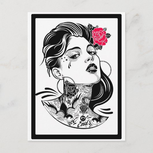 SIE ERWARTET DIE TRÄUME POSTKARTE (Vorderseite)