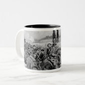 Sie erwarteten den Auftrag, um aufzuladen Zweifarbige Tasse (Vorderseite Links)