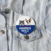Sie essen die Haustiere - wählen Harris Walz Button (Beispiel)