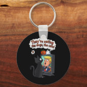 Sie essen die Hunde1 Schlüsselanhänger (Vorderseite)