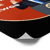 Sie essen die Hunde Dawgs wählen Trump für Presi Poster (Ecke)