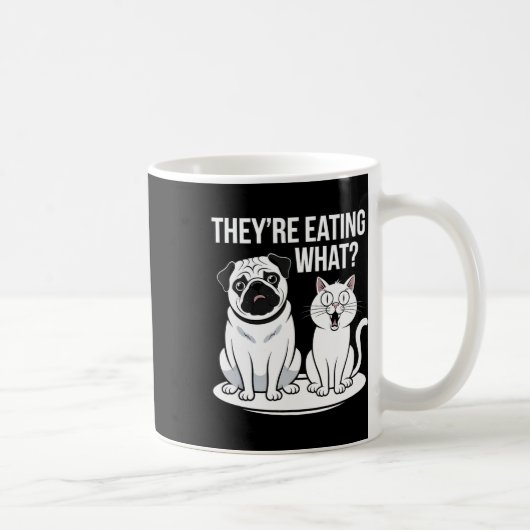 Sie essen die Hunde, die sie essen, Kaffeetasse (Rechts)