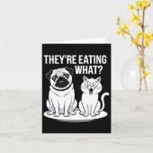 Sie essen die Hunde, die sie essen, Karte (Gelbe Blume)
