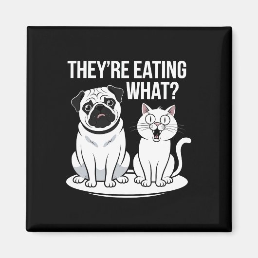 Sie essen die Hunde, die sie essen, Magnet (Vorne)