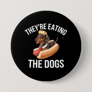Sie essen die Hunde Donald Trump Debate 2024 Button
