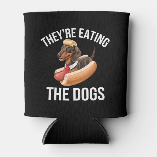 Sie essen die Hunde Donald Trump Debate 2024 Dosenkühler (Vorderseite)