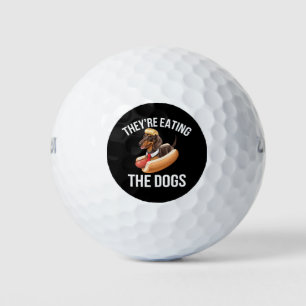 Sie essen die Hunde Donald Trump Debate 2024 Golfball