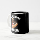 Sie essen die Hunde Donald Trump Debate 2024 Zweifarbige Tasse (Vorderseite Links)