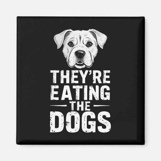 Sie essen die Hunde Funny Trump Debate Electio Magnet (Vorne)