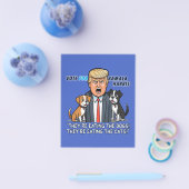 Sie essen die Hunde Funny Trump Kamala 2024 Flyer (Einzeln)