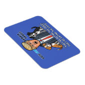 Sie essen die Hunde Funny Trump Kamala 2024 Magnet (Rechte Seite)