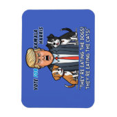 Sie essen die Hunde Funny Trump Kamala 2024 Magnet (Vertikal)