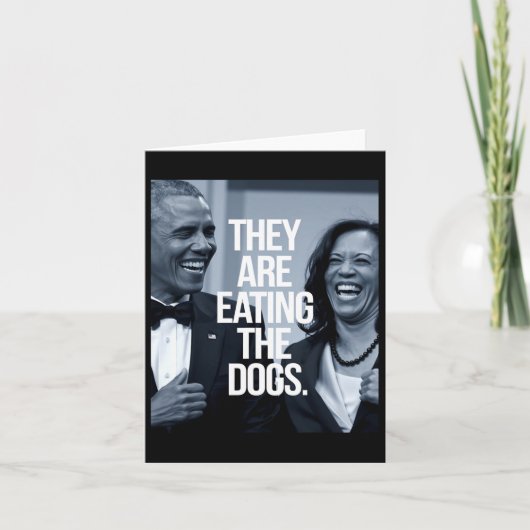 Sie essen die Hunde Karte (Vorderseite)