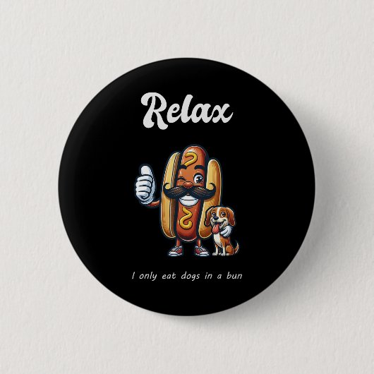 Sie essen die Hunde Katzen Haustiere Trump Kamala Button (Vorderseite)