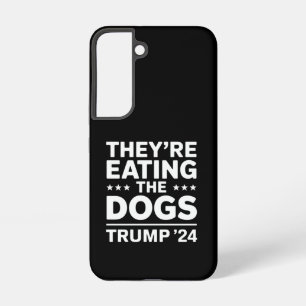 Sie essen die Hunde lustige Debatte Trump Zitat Samsung Galaxy Hülle