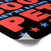 Sie essen die Hunde Poster (Ecke)