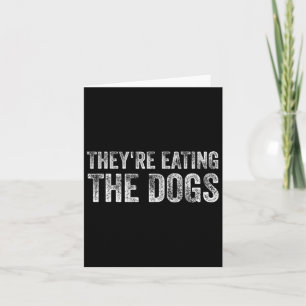 Sie essen die Hunde Trump 2024 America Electio Karte