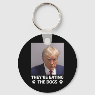 Sie essen die Hunde Trump 2024 America Electio Schlüsselanhänger