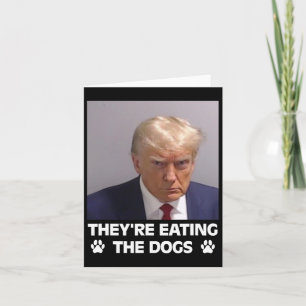 Sie essen die Hunde Trump 2024 Amerika Wahl Karte
