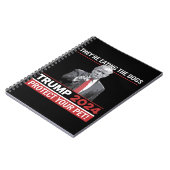 Sie essen die Hunde Trump 2024-Debatte Notizblock (Linke Seite)